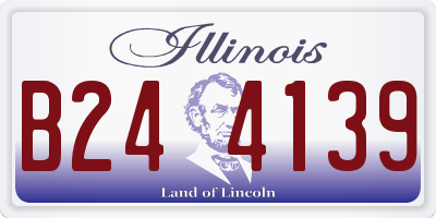 IL license plate B244139