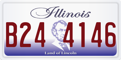 IL license plate B244146