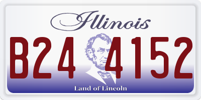 IL license plate B244152