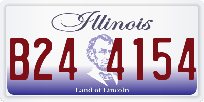 IL license plate B244154