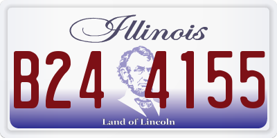 IL license plate B244155