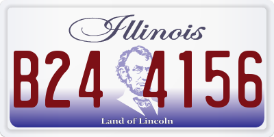 IL license plate B244156