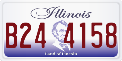 IL license plate B244158
