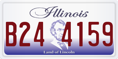 IL license plate B244159