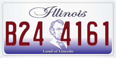 IL license plate B244161