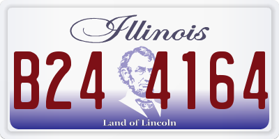 IL license plate B244164