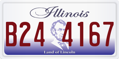 IL license plate B244167