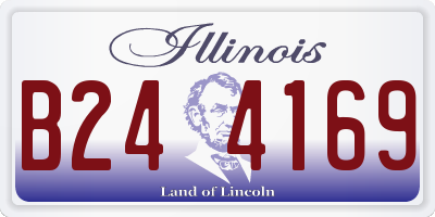 IL license plate B244169
