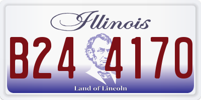 IL license plate B244170