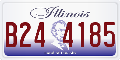 IL license plate B244185