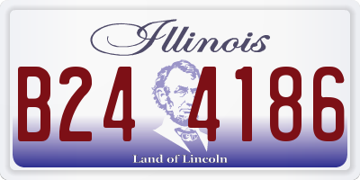 IL license plate B244186