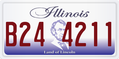 IL license plate B244211