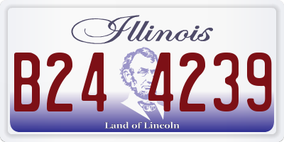 IL license plate B244239