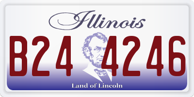 IL license plate B244246