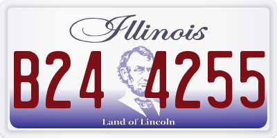 IL license plate B244255