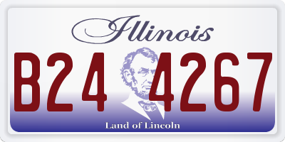 IL license plate B244267