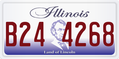 IL license plate B244268