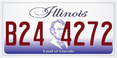 IL license plate B244272