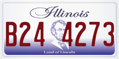 IL license plate B244273