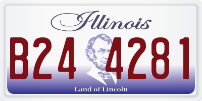 IL license plate B244281