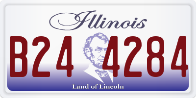 IL license plate B244284