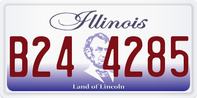 IL license plate B244285