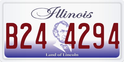 IL license plate B244294
