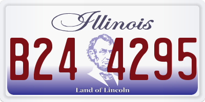 IL license plate B244295