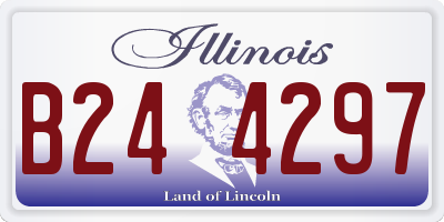 IL license plate B244297
