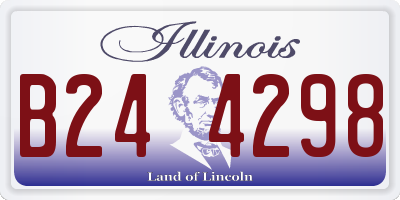 IL license plate B244298