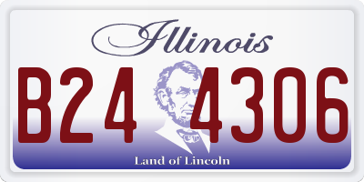 IL license plate B244306