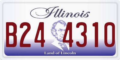 IL license plate B244310