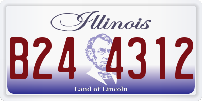 IL license plate B244312