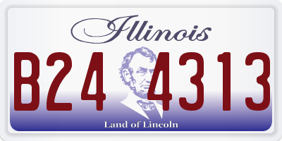 IL license plate B244313