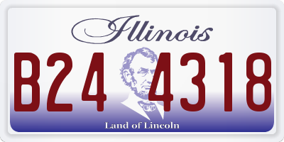 IL license plate B244318