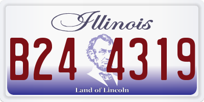 IL license plate B244319