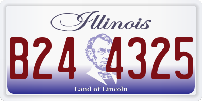 IL license plate B244325