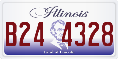 IL license plate B244328