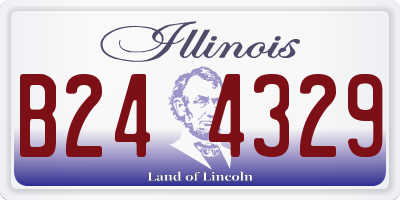 IL license plate B244329
