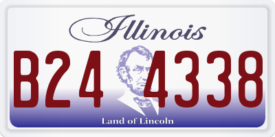 IL license plate B244338