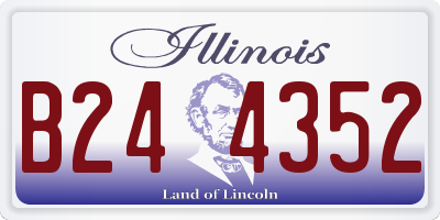 IL license plate B244352