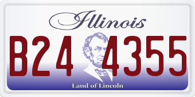 IL license plate B244355
