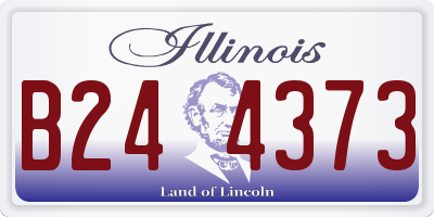 IL license plate B244373