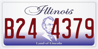 IL license plate B244379