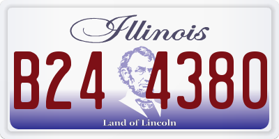 IL license plate B244380