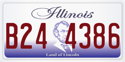 IL license plate B244386
