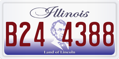 IL license plate B244388