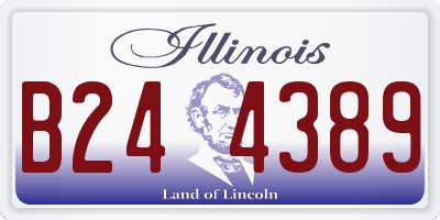 IL license plate B244389