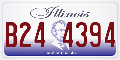 IL license plate B244394