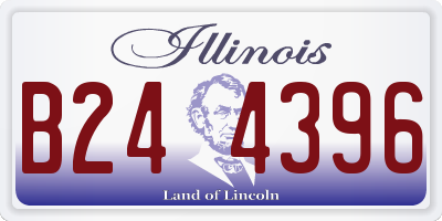 IL license plate B244396